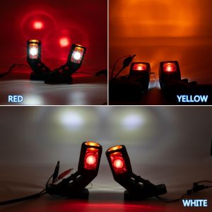 2 x LED 13cm Feux de Position Longue Contour Lampe remorque camions 12v 24v