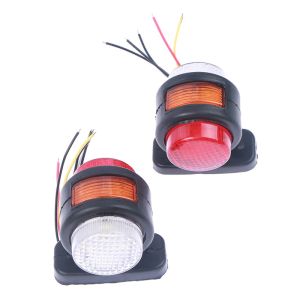 2 x Led Kort Positionsljus översikt Lampa Lastbil Slap 12v 24v 