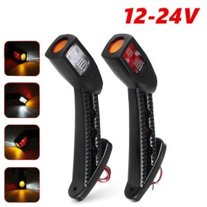 2 x LED 18cm Begrenzungsleuchten 12v 24v Positionsleuchten Lampe LKW Anhänger 