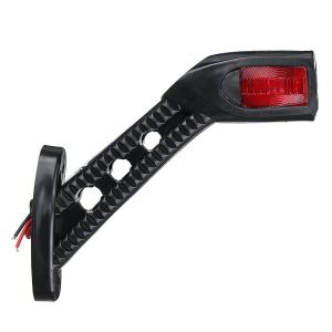 2 x Led 18cm Posisjonslys Lampe Lastebil Tilhenger 12v 24v