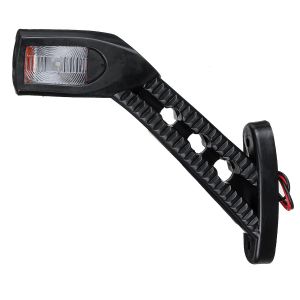 2 x Led 18cm Posisjonslys Lampe Lastebil Tilhenger 12v 24v