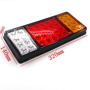 2 x Led Luces trasera remolque camiones caravana 12v 