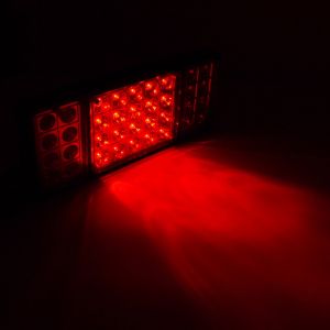 2 x Led Luces trasera remolque camiones caravana 12v 