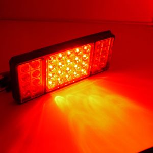 2 x Led Luces trasera remolque camiones caravana 12v 