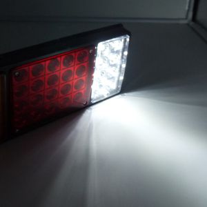 2 x Led Luces trasera remolque camiones caravana 12v 