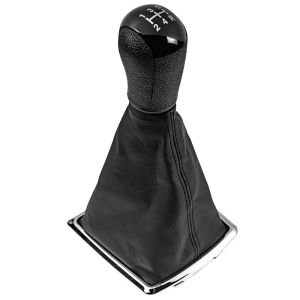 FORD FOCUS MK2 04-11 5 Gang Schaltknäufe Schaltsack Knauf Manuell Leder Schwarz