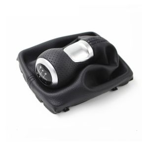 AUDI A4 6 Gang Schaltknäufe Schaltsack Knauf Manuell Leder Schwarz 08-17