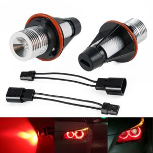 2 x LED Angel Eyes Marker 5W Rot für E39 E53 E60 E61 E64