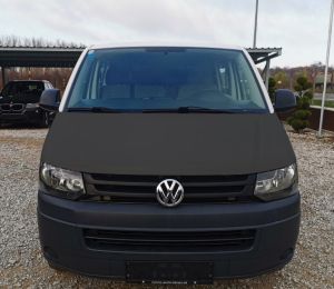 Volkswagen Transporter T5 Haubenbra Maske Bonnet Bra Schwarz PVC Leather 2009-2015
