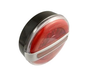 2 x Led Anhänger Lkw Pkw Neon Rund Rückleuchten 140mm 12V 