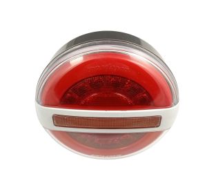 2 x Led Anhänger Lkw Pkw Neon Rund Rückleuchten 140mm 12V 