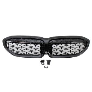 Kühlergrill für BMW G20 Sedan,G21 Touring,G28 Sedan,3 serie diamond Style Niere grill Schwarz