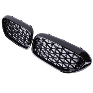 Kühlergrill für BMW G30 G31 G38 2017-2020 Diamond Style Niere grill Schwarz