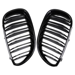 Front Grills for BMW E60 E61 Sport Style Gloss Black