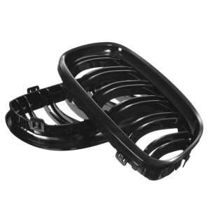 Front Grills for BMW E90 E91 Facelift 2008-2011 Kidney Gloss Black