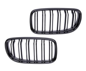 Front Grills for BMW E90 E91 Facelift 2008-2011 Kidney Gloss Black