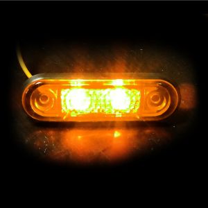 Led Begrenzungsleuchten Positionleuchten Orange Lkw für Kelsa Bar 12v