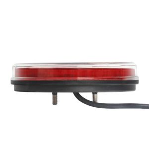2 x Led Anhänger Lkw Pkw Rund Neon Rückleuchten Dynamic 139mm 12V 24V