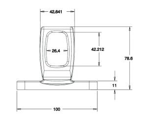 2 x LED Feux de position,feux gabarit remorque camions E-mark 12V 24V