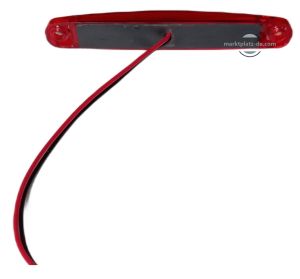 12 led Begrenzungsleuchten Anhänger Lkw Rot Wohnwagen Beleuchtung 24v 160mm