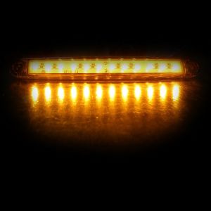 12 led Begrenzungsleuchten Anhänger Lkw Orange Wohnwagen Beleuchtung 24v 160mm