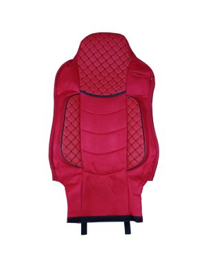 2 x Setetrekk til MAN TGX 2007-2015 Lastebil Rot Lær-Tekstil