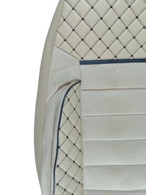 2 x Huse Scaune pentru Volvo FH 2014-2020 EURO 6 Camioane Bej Piele LHD RHD