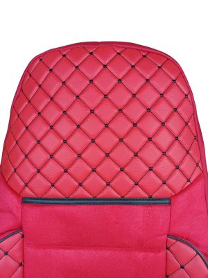 2 x Huse Scaune pentru Volvo FH 2014-2020 EURO 6 Camioane Rosu Piele LHD RHD