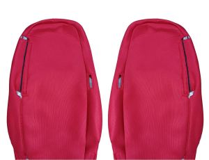 2 x Huse Scaune pentru Volvo FH 2014-2020 EURO 6 Camioane Rosu Piele LHD RHD