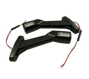 2 x  Position lights Truck marker clearance Trailer Stalk lorry Caravan E9 LED 12V 24V