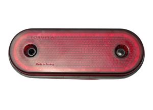 Led 12v 24v Luces Marcaror Remolque Camioin Rojo E9 Reflector 