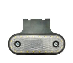 LED Seitenmarkierungsleuchten Umrissleuchten Weiß Lkw Anhänger PKW E9 12V 24V