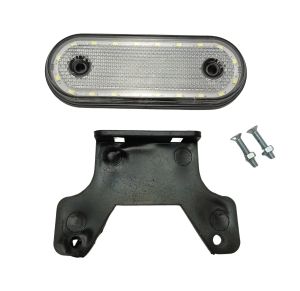 LED Trailer Truck Caravan Side Marker lights White Reflector E9 12v 24v