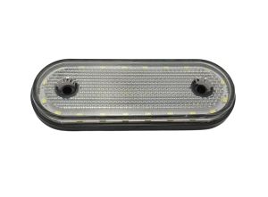 LED Trailer Truck Caravan Side Marker lights White Reflector E9 12v 24v