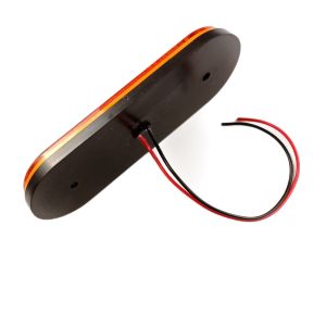 Led 12v 24v Luces Marcaror Remolque Camioin Amarillo Orange E9 Reflector 