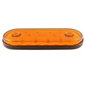Led 12v 24v Luces Marcaror Remolque Camioin Amarillo Orange E9 Reflector 