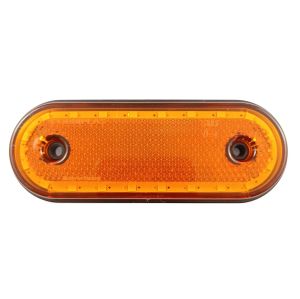 Led 12v 24v Luces Marcaror Remolque Camioin Amarillo Orange E9 Reflector 