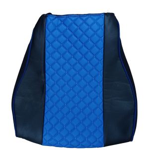 2 x Sitzbezüge Schonbezüge für Mercedes Actros MP4 EURO 6 2015-2021 LKW Schwarz Blau Leder