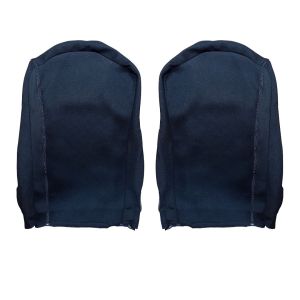 2 x Sitzbezüge Schonbezüge für Mercedes Actros MP4 EURO 6 2015-2021 LKW Schwarz Blau Leder