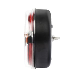 2 x Led Reverse Tail  Round Neon Dynamic Lights Trailer Lorry 139mm 12V 24V