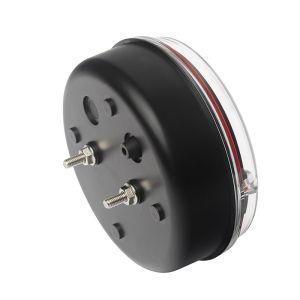 2 x Led Reverse Tail  Round Neon Dynamic Lights Trailer Lorry 139mm 12V 24V