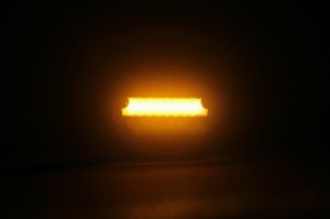 2 x Led Reverse Tail  Round Neon Dynamic Lights Trailer Lorry 139mm 12V 24V