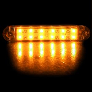 12 LED Seitenmarkierungsleuchten Anhänger Wohnmobil Orange Gelb 12V LKW PKW