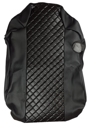 2 x Setetrekk til Mercedes Actros MP4 EURO 6 2015-2021 Lastebil Svart Lær