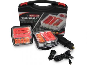 2 x Wireless LED Heckleuchten Rückleuchte Magnet LKW PKW Anhäner 12v 24v E9