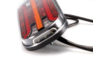 2 x LED Tail Rear Trailer Truck Dynamic  Indicator Light 12v 24v E9