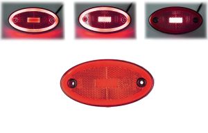 LED Begrenzungsleuchten Rot Neon Lkw Anhänger PKW 12V 24V