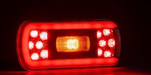 2 x Pkw Lkw LED Anhänger Rückleuchten Lampe mit der Steckdose 12V 24V E9