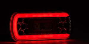 2 x Pkw Lkw LED Anhänger Rückleuchten Lampe mit kabel 12V 24V E9