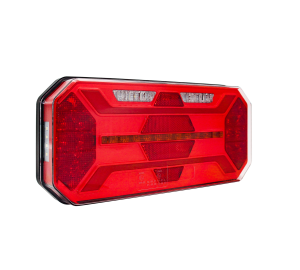 2 x Pkw Lkw LED Anhänger Dynamic Blinker Heckleuchten Neon 12V 24V E9